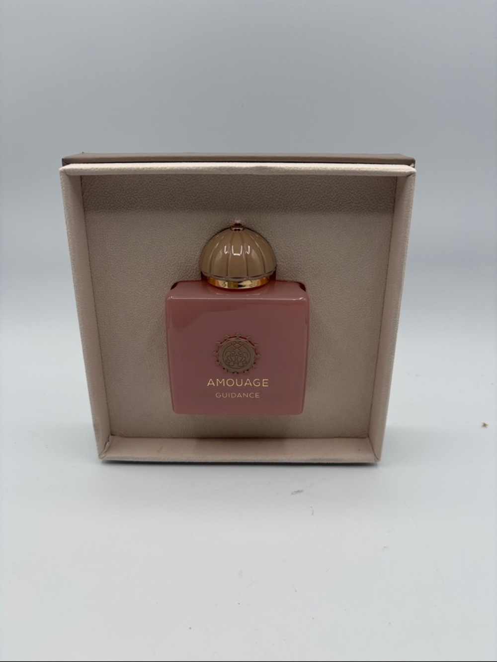 Amouage Guidance Women's Pink Perfume Bottle 3.4 fl oz. Full bottle